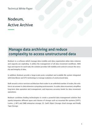 Active Archive White Paper