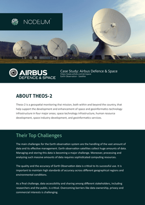 Case Study Airbus Theos 2 - Nodeum - Landing page