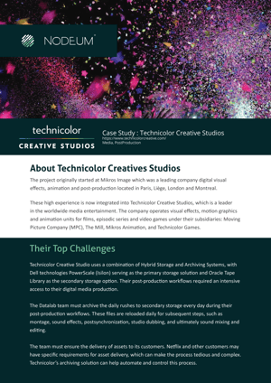 Technicolor Creative Studios Use Case - Landing Page