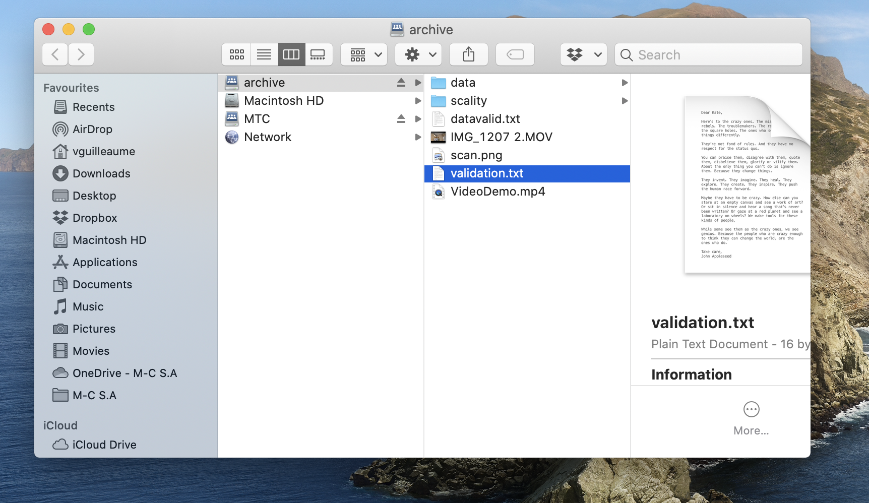 ArchiveContainerListed